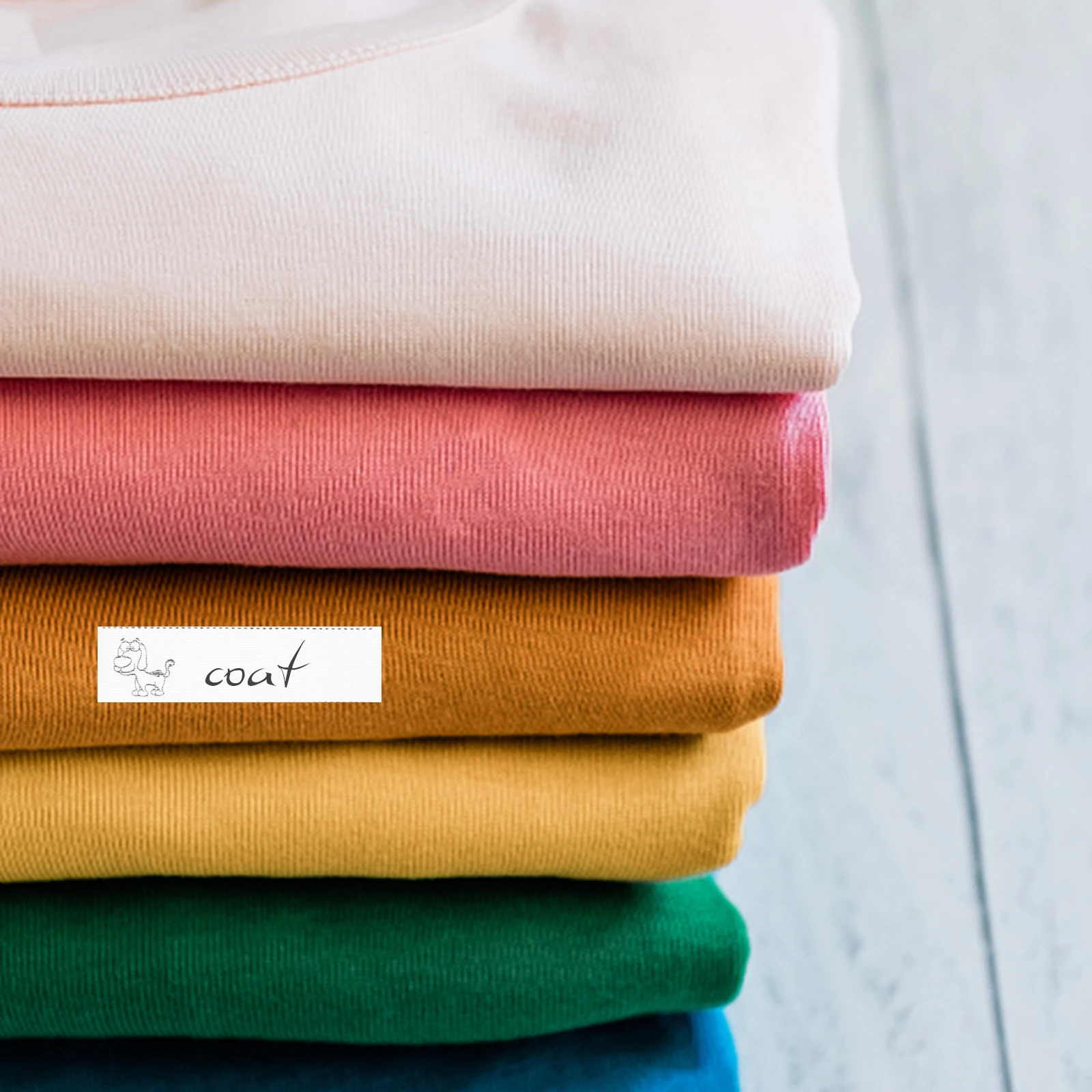 

1 Roll Fabric Patches for Clothes Cartoon Name Labels Sewing Tags Polyester Stamp Patch Clothing Decor Craft