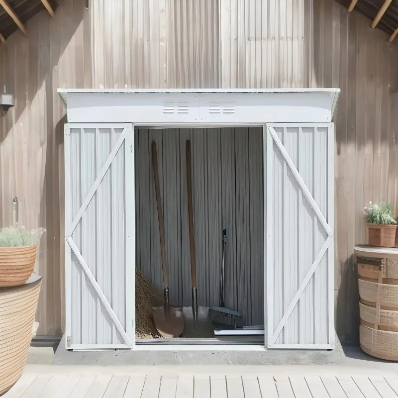 

Мобильный садовый инструментальный домик для улицы, легкособираемый, для хранения, для виллы, двора, для разного хранения, съемное временное жилье