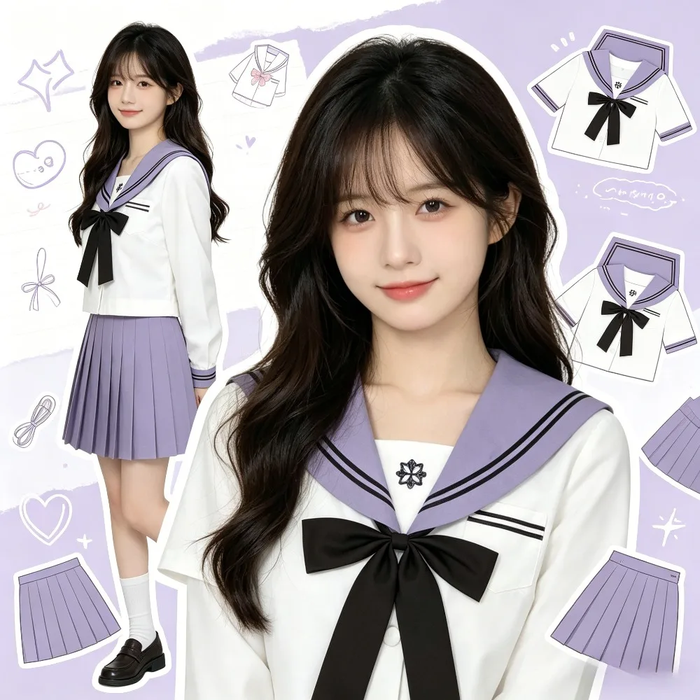 japanese-jk-school-uniformcherry-blossom-embroidery-sailor-suit-purple-collar-school-outfit-for-graduation-photo-daily-wear