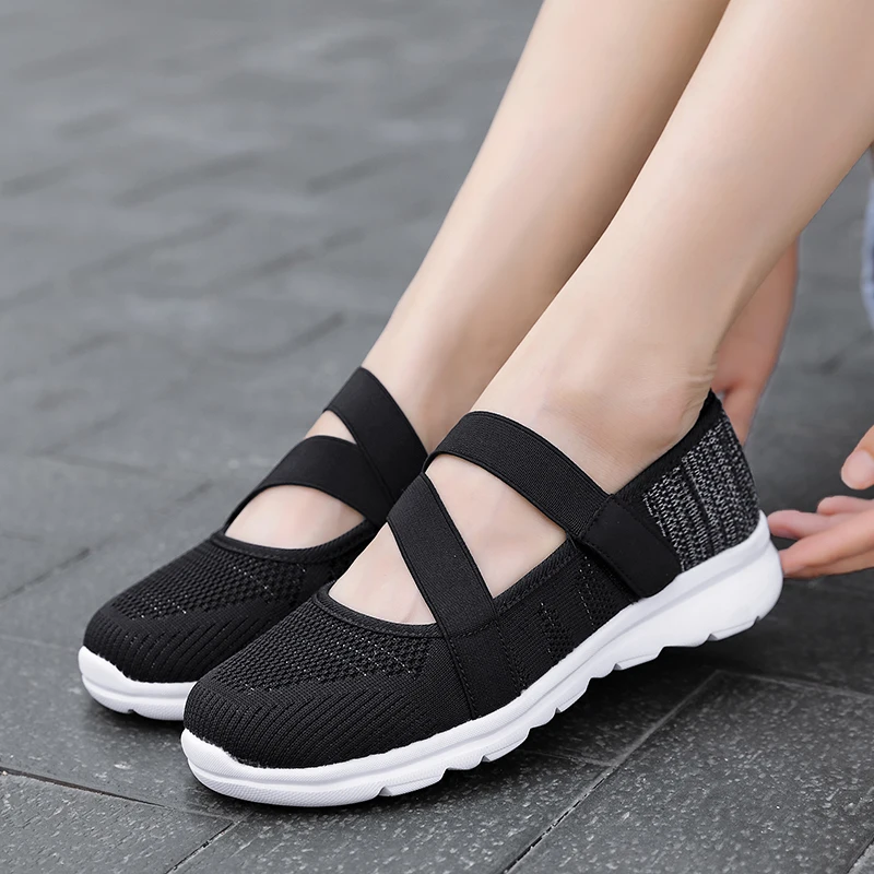 

Women's Summer Mesh Sneaker Lightweight Flat Bottomed Outdoor Hiking Comfortable Casual Women's Shoes Tennis Woman Trend 2024