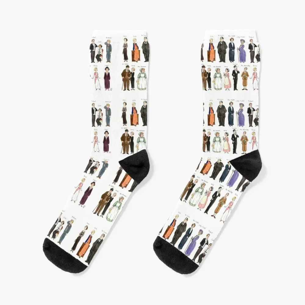 Downton A. Portraits Socks snow compression gifts Men's Socks Women's