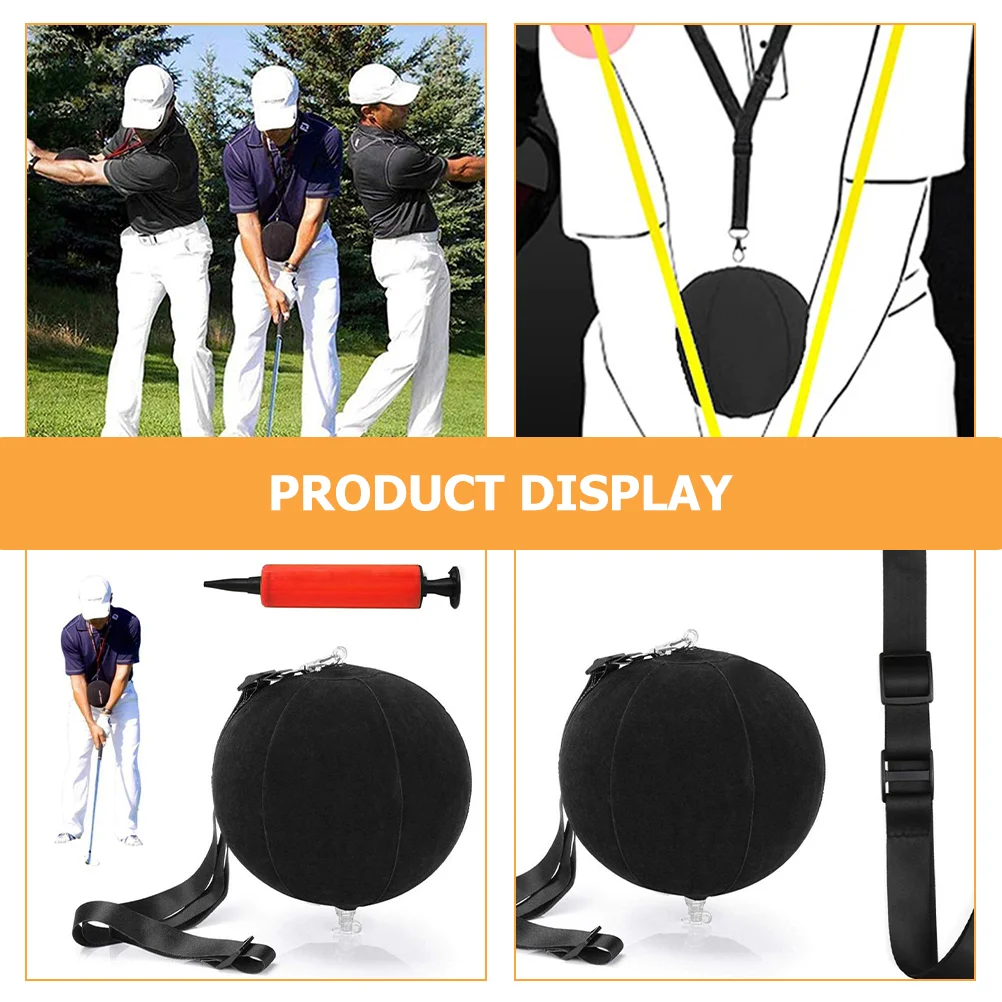 Corrective Golf Ball Practice Swing Trainer Exerciser Training Golfing Equipment Player Aid Waggle Golfer Posture Correction