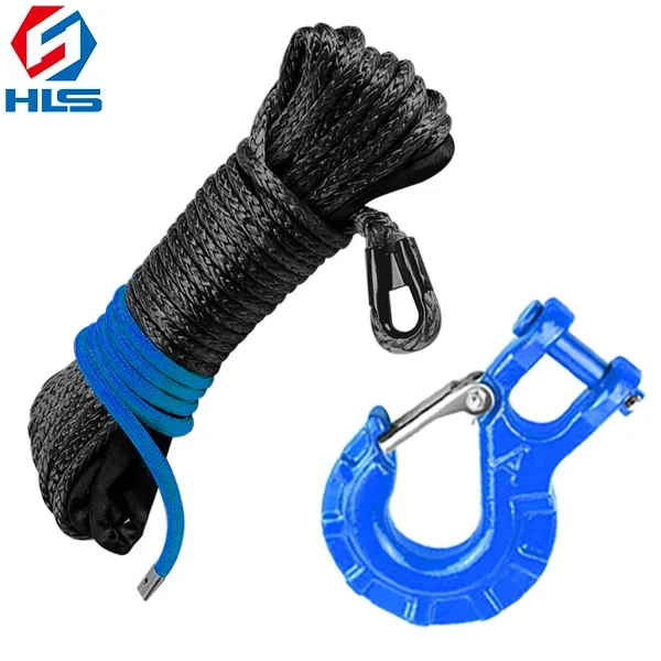 Customized Emergency Tools 23800lbs Winch Hook Car Trailer Winch Rope Steel Winch Hook Set