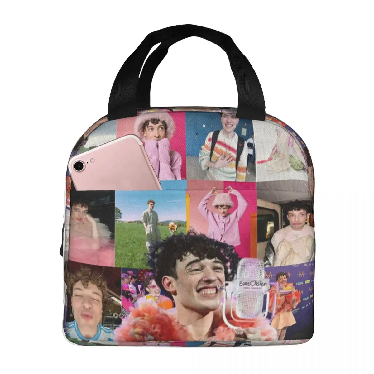 

Nemo The Code Eurovisions Switzerland Winner Insulated Lunch Bag Cooler Thermal Food Box Tote Lunch Boxes Container