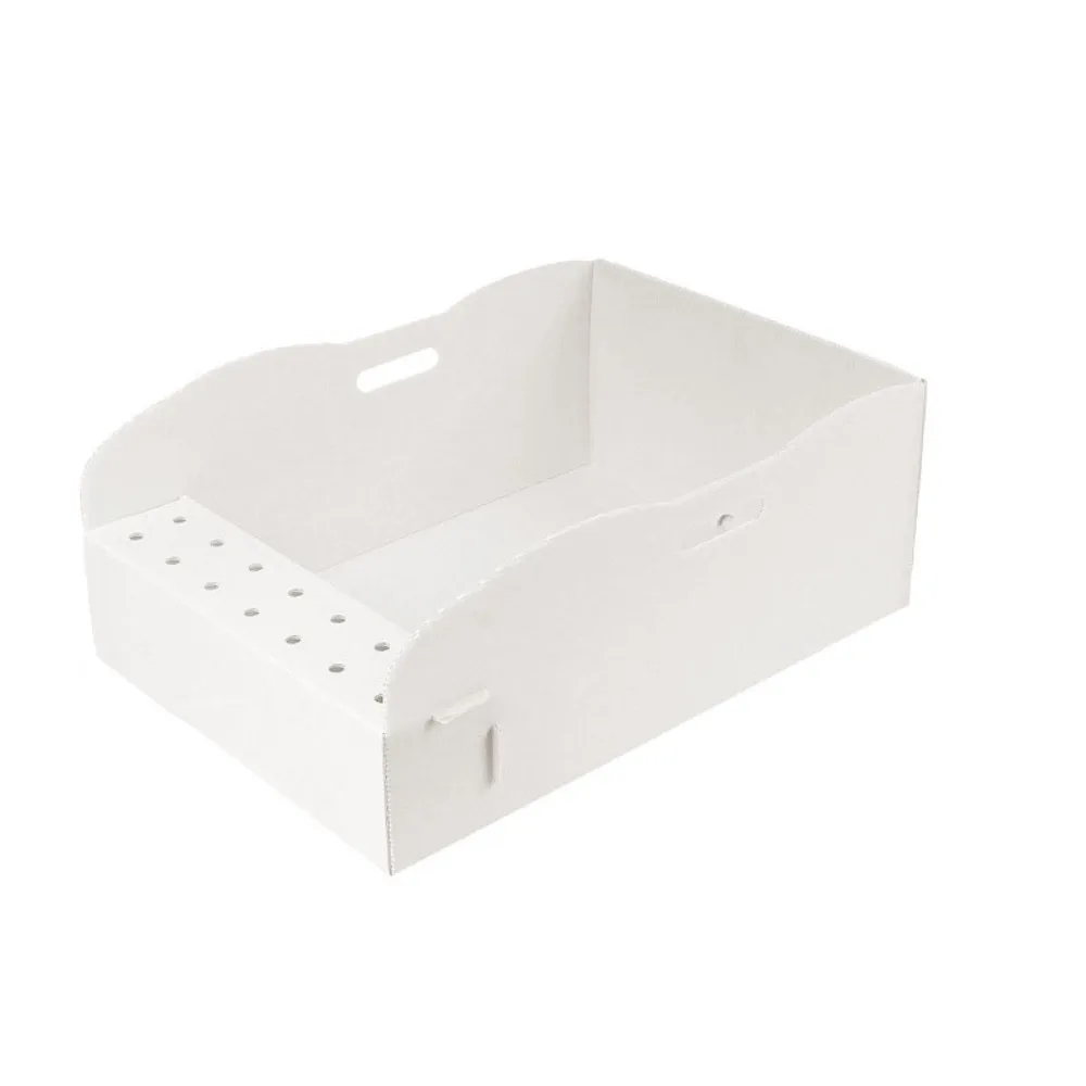 

Convenient Foldable Pet Cat Litter Box Disposable Waterproof Cat Litter Tray PP Large Size Cat Toilet Travel