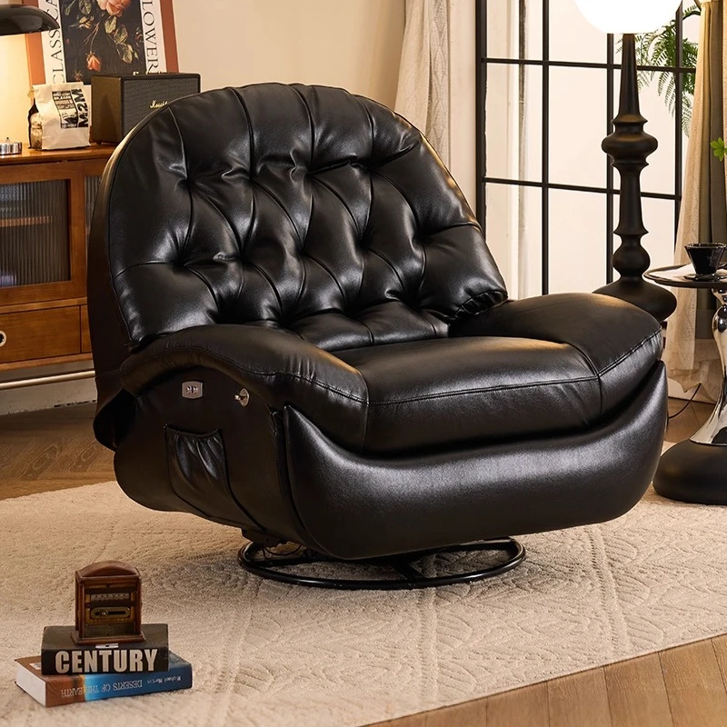 reclining and sleeping voice massage intelligent single sofa First-class space sofa cabin electric multi-functional lazy sofa