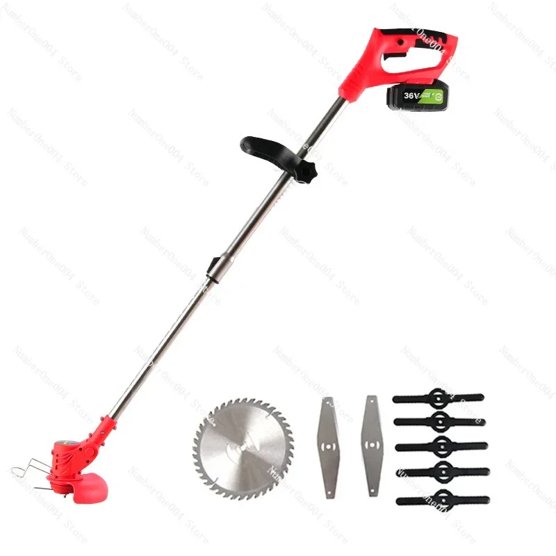 

Electric Mower Household Lithium Battery Grass Trimmer Weeding Tool Multifunctional Garden Lawn Pruning