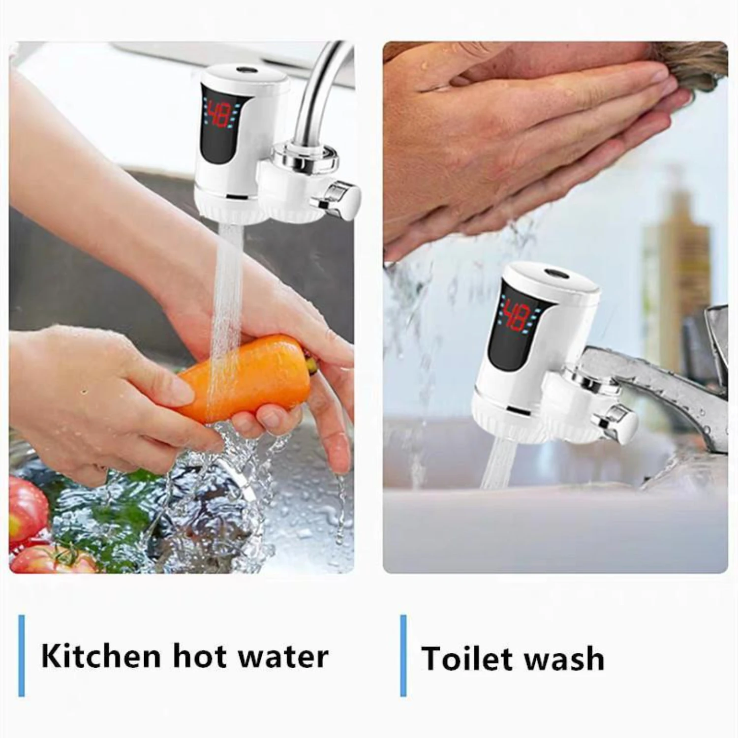 Kitchen Appliance Instant Tankless  Water Faucet Kitchen Instant Heating Tap Water Heating Instantaneous Water Heater