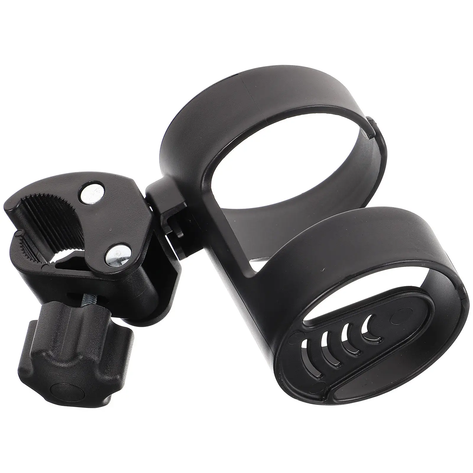 

Universal Stroller Cup Holder for Baby Stroller Wheelchair Bike Trolley Scooter Tricycle Adjustable Rotating Drink Holder