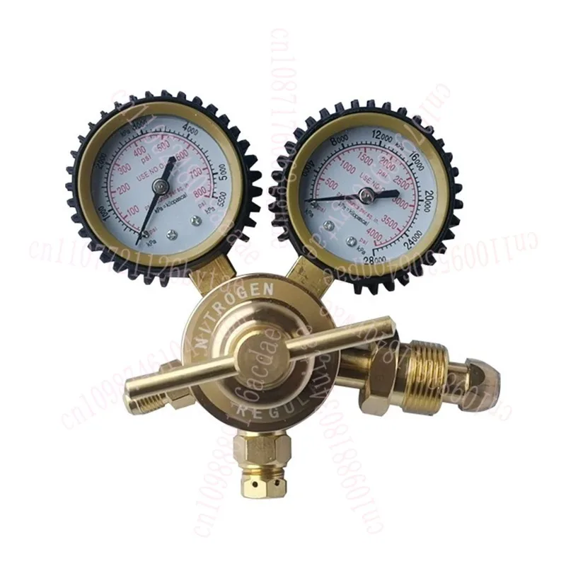 

Полностью медь, 80 бар, редуктор давления азота и гелия сверхвысокого давления, редукционный клапан