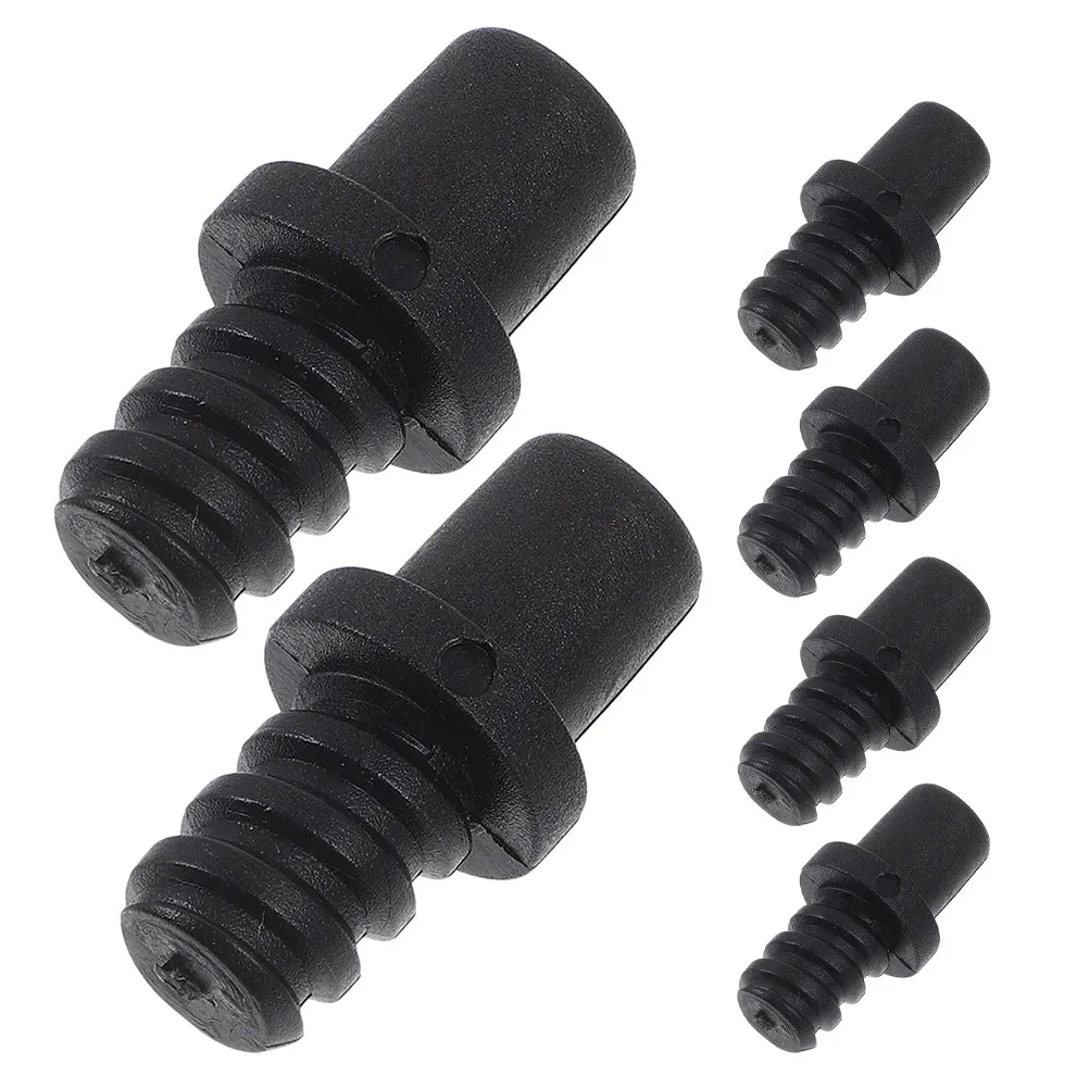 

6Pcs Toilet Brush Handle Adapter Self-Locking Screw Connector Efficient Replacement Fixing Parts Bathroom Accessories Kit
