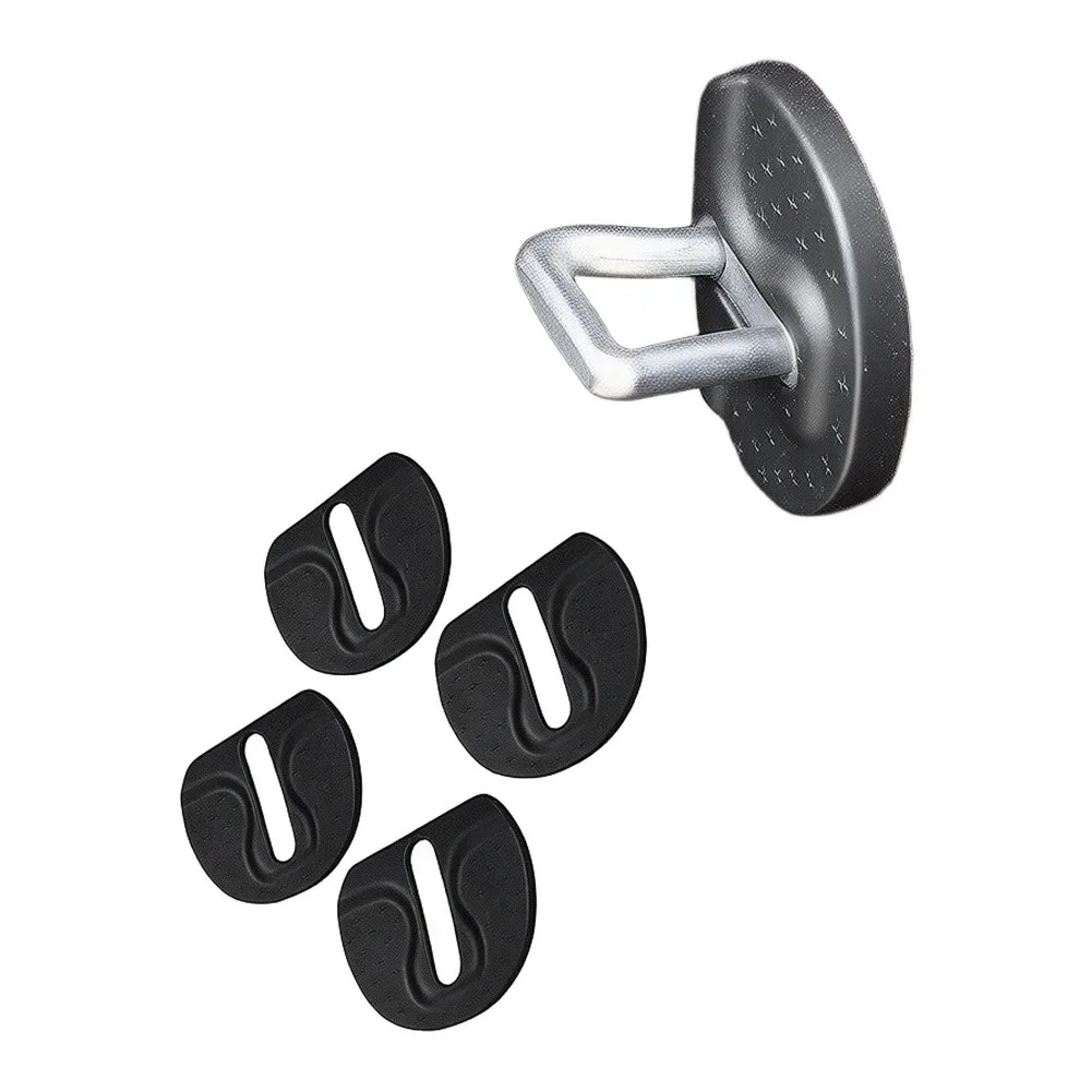 Lock Protector Car Door Latch Cover Black Custom-molded Fit ABS Construction Waterproof Protection Rust Prevention