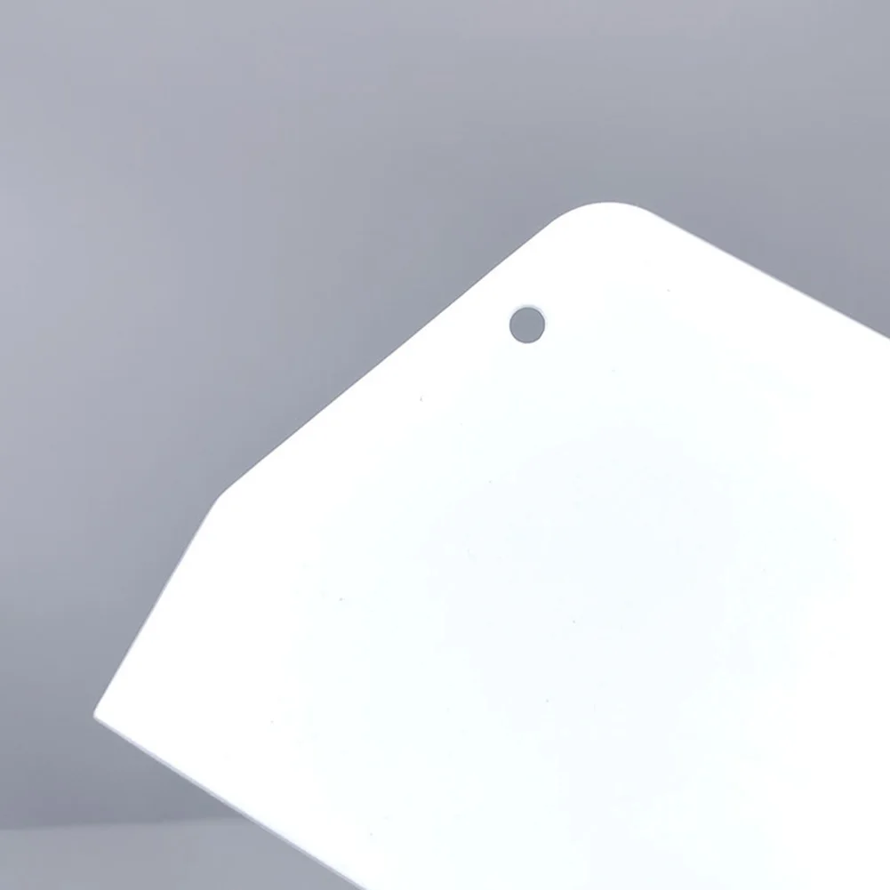 Set of 3 PP Plastic Trapezoidal Scrapers with Thin Blades for Smoothing Putty Boards and Other Application Tasks