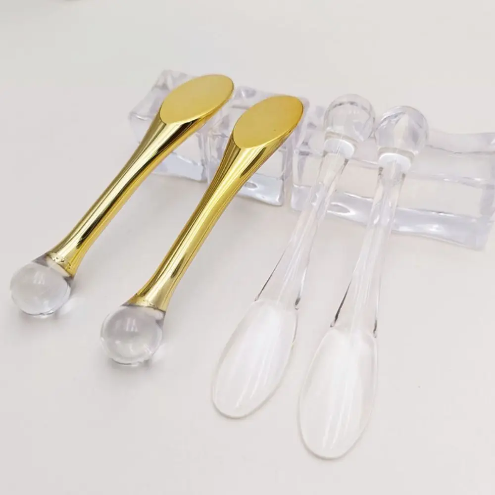 3/5Pcs spatole cosmetiche acriliche Scoop applicatore di crema per gli occhi antirughe massaggiatore per gli occhi bastoncini maschera cucchiaio