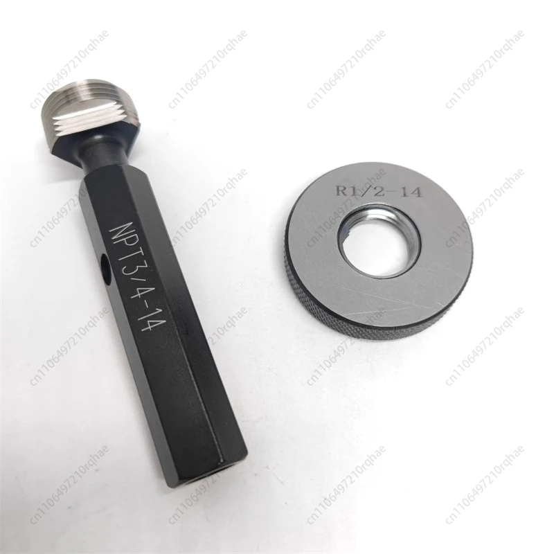 

R Tapered Pipe Thread Ring Gauge 55 Degree Pass Gauge R2 1/2 R3 R4 R5 R6 RB1/8-28 1/4-19