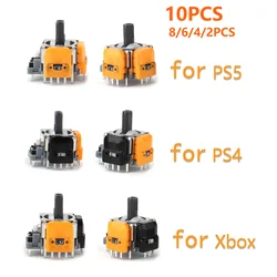 10-1PCS Hall Effect Joystick Module Replacement 3D Analog Joystick For PS5/PS4/Switch Pro/XBox One Controller Repair Parts Acces