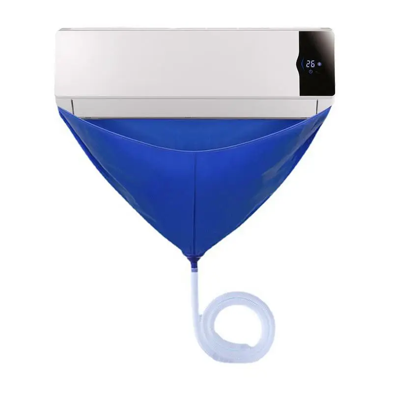 Air Conditioner Cleaning Cover Portable Split AC Cleaning Bag Double Layer Thickening Wash Mounted Protective AC Cleaning Tool