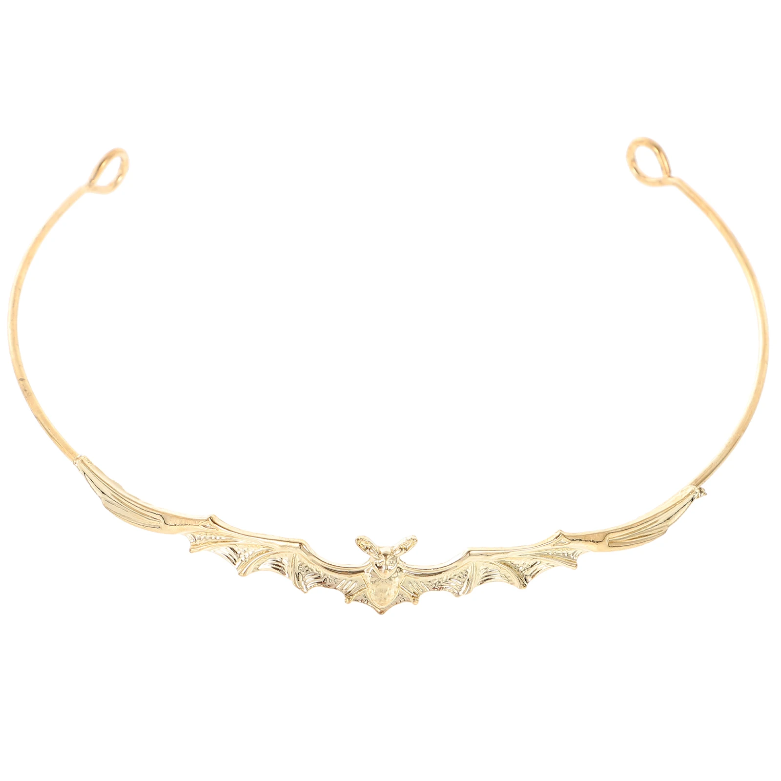 

Bat Crown Headb Halloween Style Girls Costume Lightweight Durable Hair Decorative Prop Alloy Hoop Retro Metal Gothic for Party