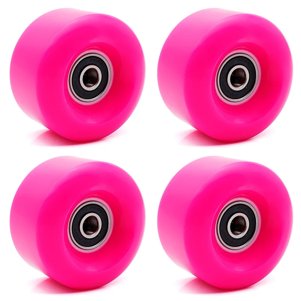 NEW 4pcs Skate Wheels PU Wear-resistant Wheels for Ice Skates Roller Skates Skateboard