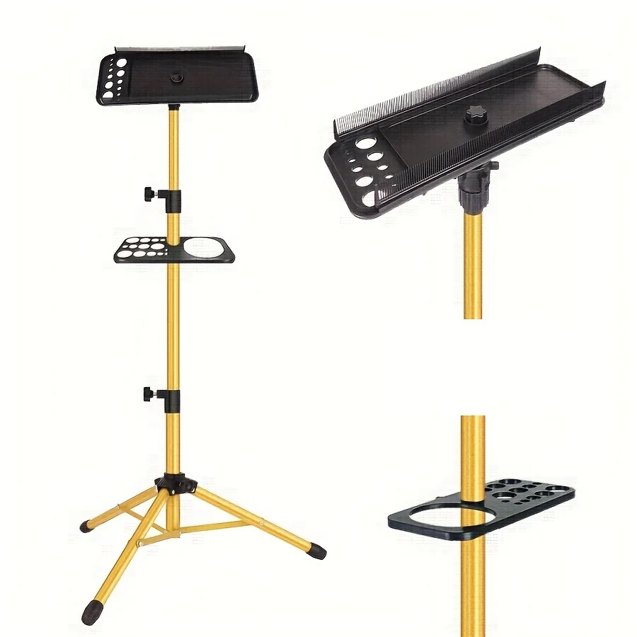 Adjustable Wig Stand Tripod with Tray