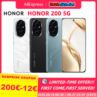 Global Version HONOR 200 5G Smartphone Snapdragon 7 Gen 3 Android 14 6.7'' AMOLED Display 5200mAh Battery