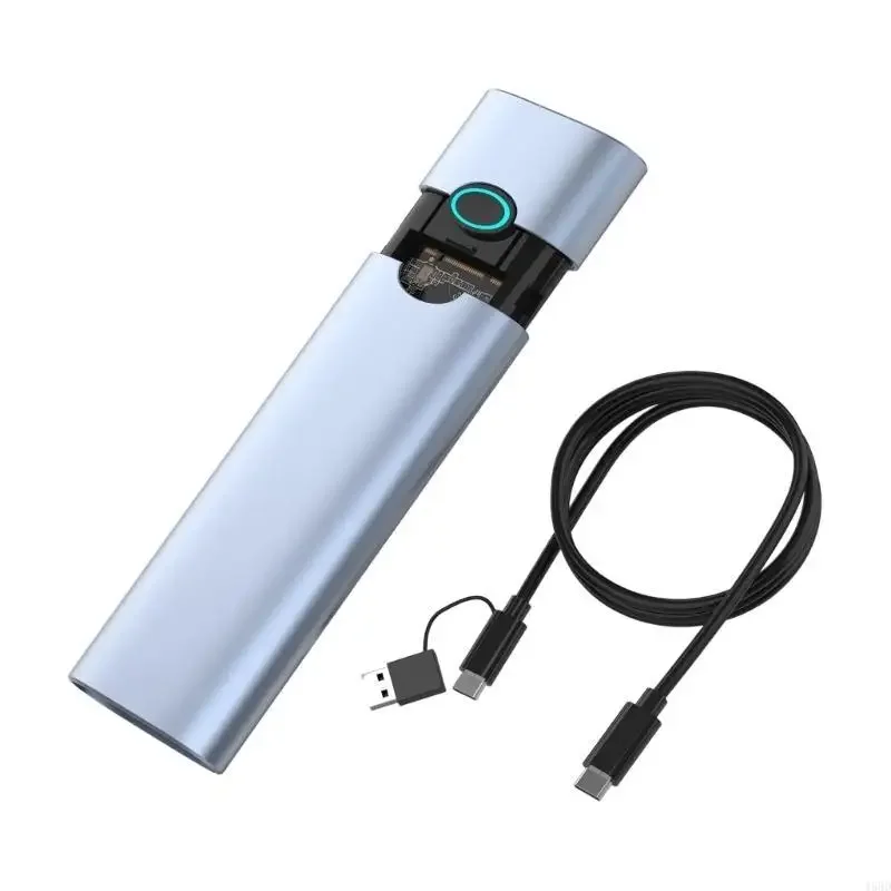 

M.2 NVMe Hard Drive Enclosure Adapter TYPE C USB 3.2 10Gbps to NVME PCIE MKey/B+MKey Support UASP Trim