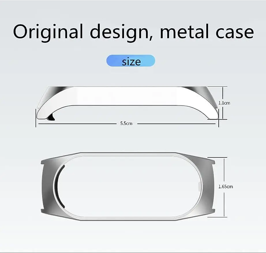 Strap For Xiaomi Mi Band 7 6 4 5 Wrist Metal Bracelet Screwless Stainless Steel for Mi Band 7 6 4 3 5 Strap Wristbands Pulseira