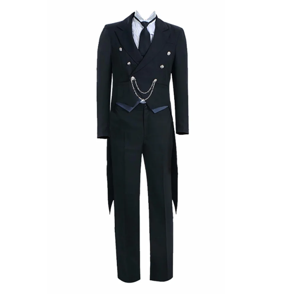 

Unisex Anime Cos Sebastian Michaelis Cosplay Costumes Halloween Party Uniform Suits