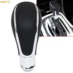 For Opel Astra J Gear shift knob Stick Lever Pen Handle Leather Black Insignia Meriva 2011 2012 2013 2015 2017 Replacement Parts