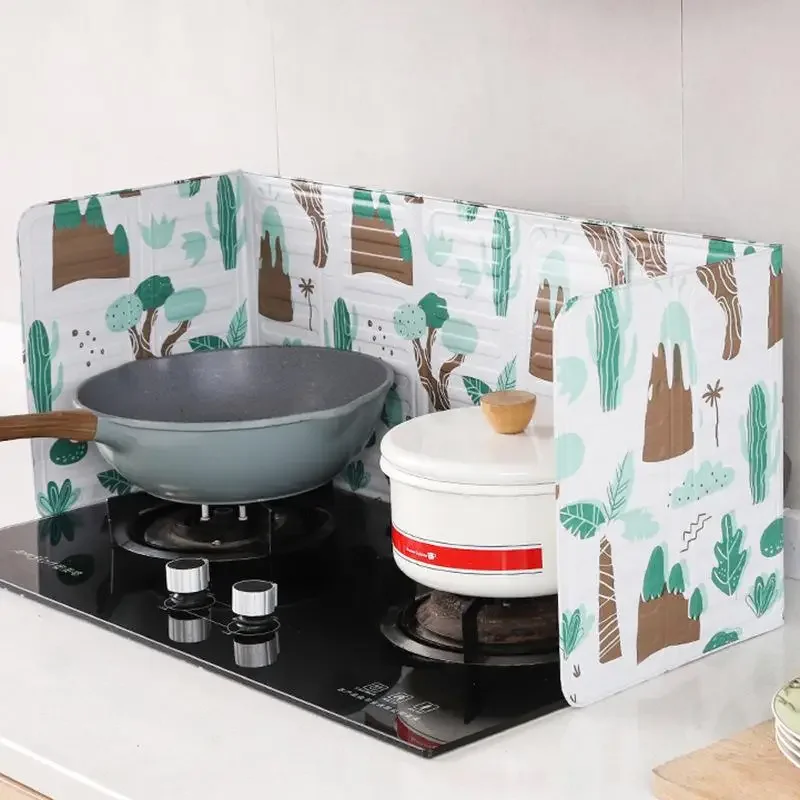 

Kitchen Cooking Oil-proof Baffle Household Stove Splash-proof Plate Gas Heat-insulation Plate
