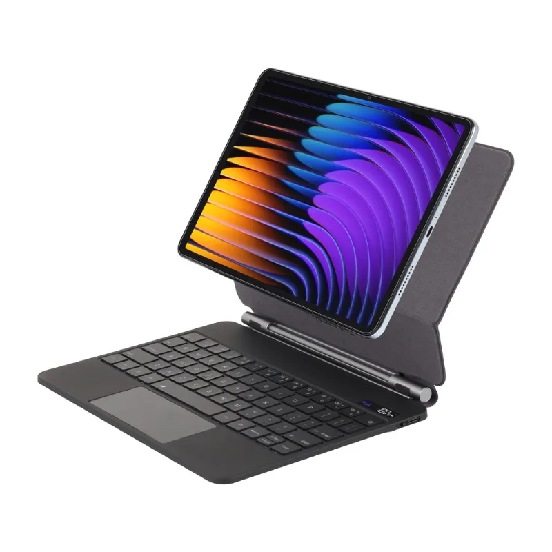 Magic Keyboard Battery Display for Xiaomi Pad 7 11.2 inch / Xiaomi Pad 7 Pro 11.2 inch Backlit Keyboard with Trackpad Touchpad