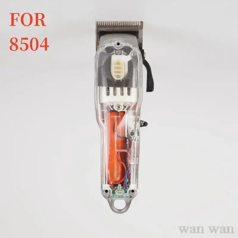 Electric Clipper Upper Cover For Wahl 8504 Cordless Hair Trimmer Modified Shell Transparent Color Barber DIY Accessories Y0918