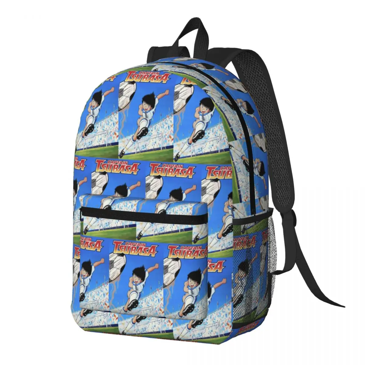 Captains Tsubasas Japan Football Anime Backpack Daypack Large Capacity Boys Girls BookBag School Bag Shoulder Bags for Men Women