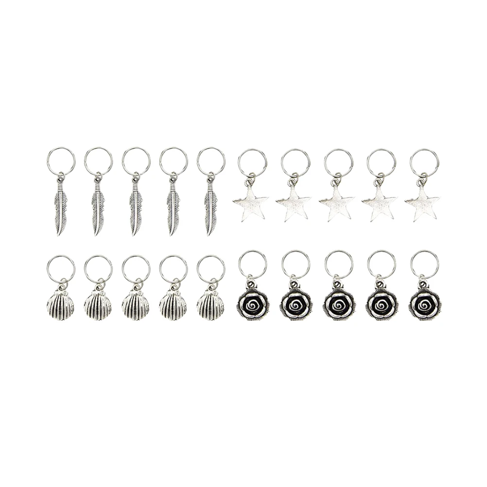 

35 Pcs Accessories Hollow Design Lightweight Dreadlocks Cuffs Tube Braid Rings Hair Hair Braid Rings Styling Gifts
