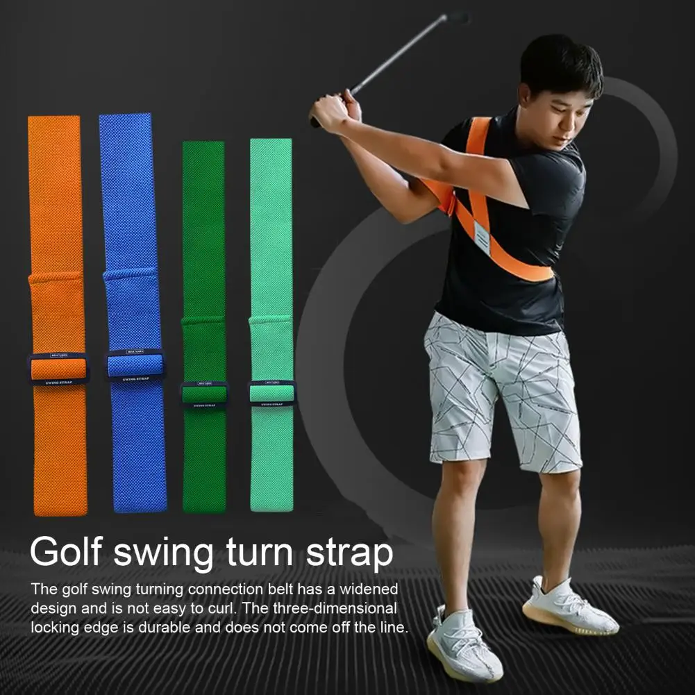 Golf Swing Training Aid Golf Elbow Resistance Belt Golf Swing Training Belt for Beginners Arm Band Correcting Aid for Golfers