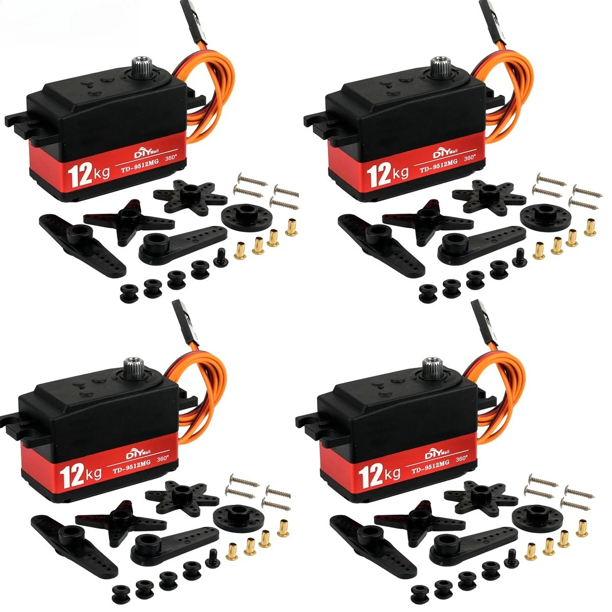 Servo Digital High Speed Low Profile - 4 Peças Servo Digital de Alta