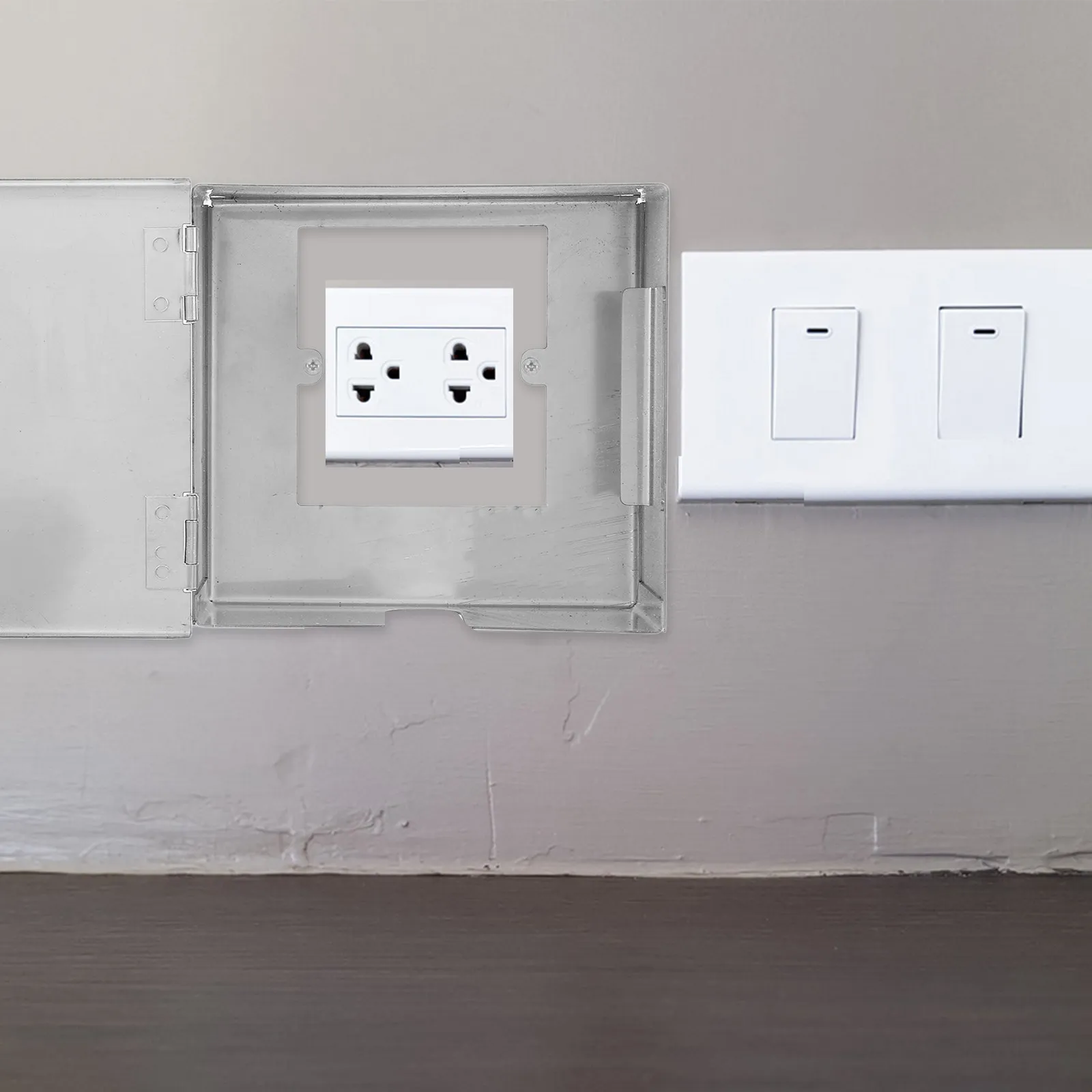 Junction Box Cover Electrical Outdoor Waterproof Halloween Christmas New Year Electrical Junction Box Cover Lockable