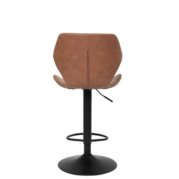 wine bar stool wear-resistant leather counter furniture dining room shopping mall living room