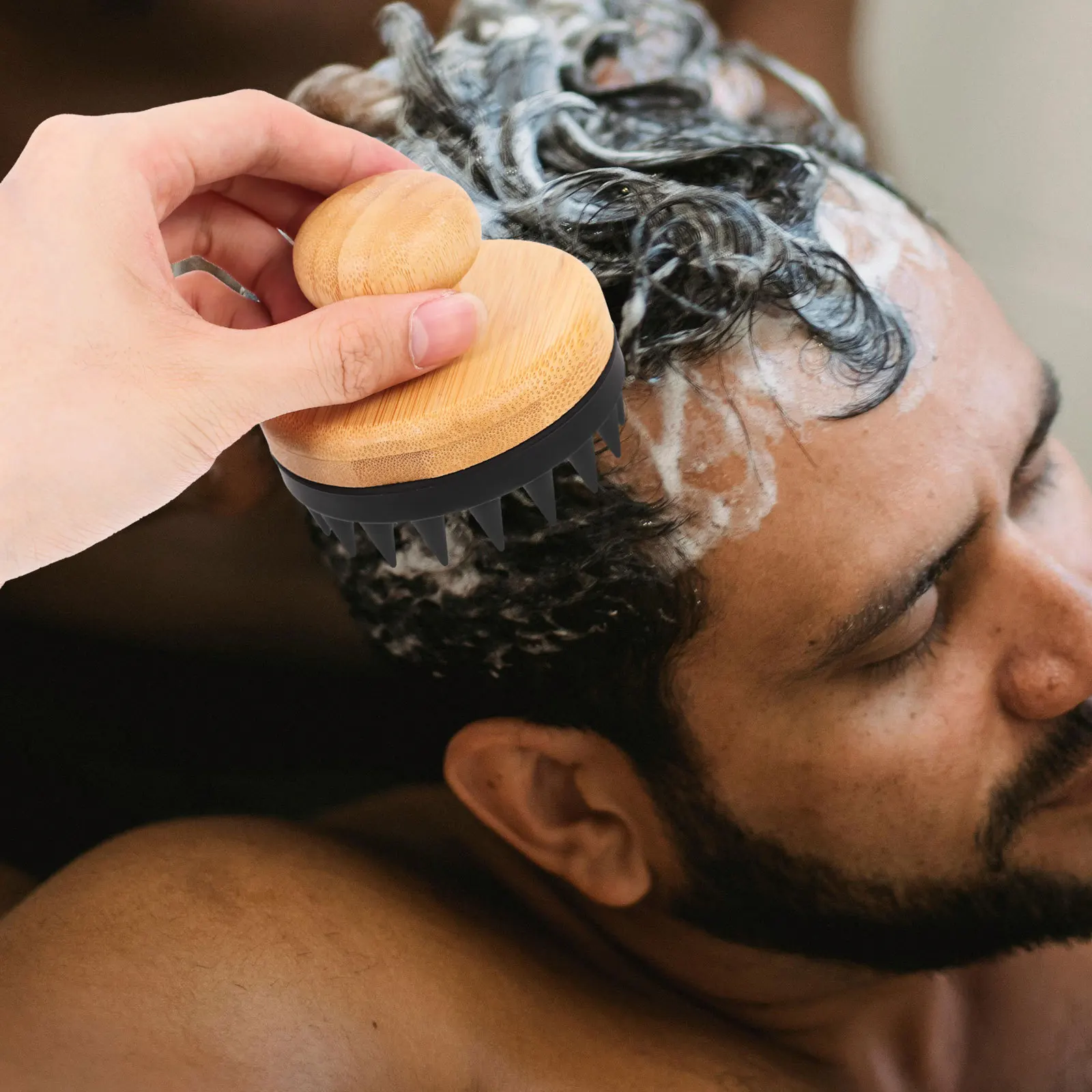 

Shampoo Brush Scalp Massager Deep Clean Exfoliating Scrubber Hair Washing Tool For Itchy Scalp Shower Hair