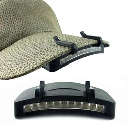 Super Bright LED Headlamp Clip On Cap Hat Torch for Outdoor Fishing Camping Hunting