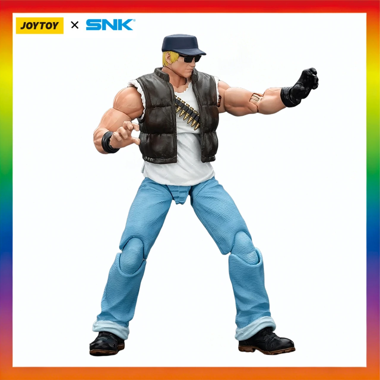 

Original JOYTOY 1/18 Action Figure SNK KOF'98UM Ikari Warriors Team ClarkStil Toy Model Gift