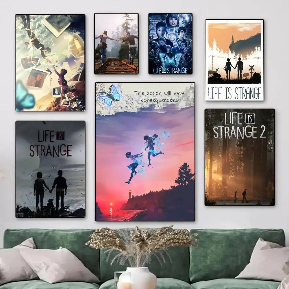 Game L-Life is S-Strange Anime Posters HD Print Vintage Wall Art Decor for Home Study Room