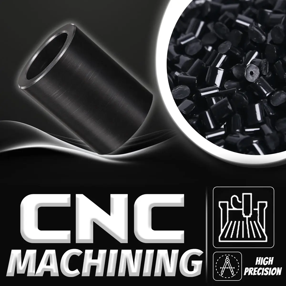 Door Lock Striker Bushings For Ford F150 F250 F350 1980 - 1996 Accessory Door Striker Bushing POM Material Durability