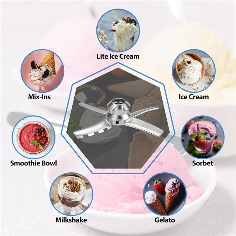 SANQ Vervanging Paddle Blade Voor Ninja Creami NC501 CN501CO NC500C NC501C NC501H Ijs Makers Ijs Mixer