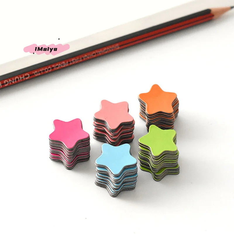 M-20 Stück Sternförmige Kühlschrankmagnete in Verschiedenen Farben, Magnetische Nachrichtentafel, Kühlschrankaufkleber, Deko-Accessoires für Zuhause und Küche