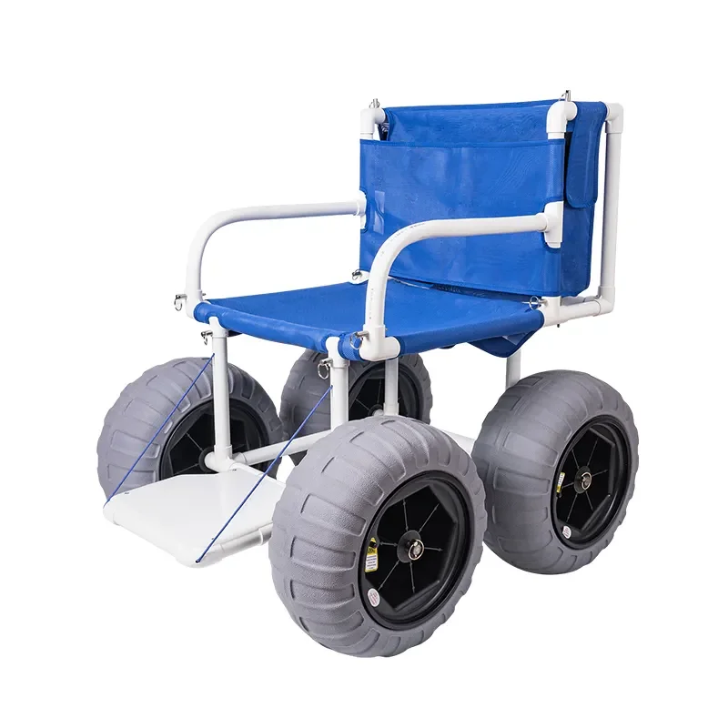 

Lightweight Beach Wheelchair For Old People Beach Manual Stroller For The Disabled Travel Wheelchair
