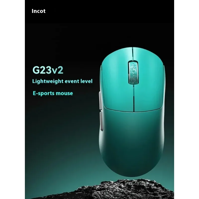 Incott G23V2 Pro ماوس لاسلكي 8K ثلاثي الوضع PAW3395 V2SC ماوس ألعاب مريح خفيف الوزن 47 جرام ملحقات ألعاب الفئران هدايا #3