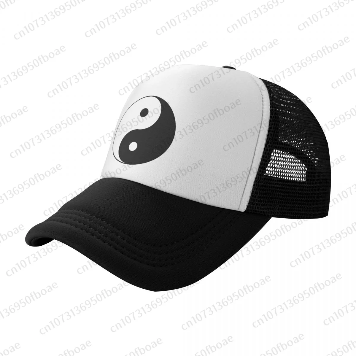 Ying Yang Symbol Mesh Baseball Cap Summer Outdoor Men Women Fashion Sport Hats Hip Hop Trucker