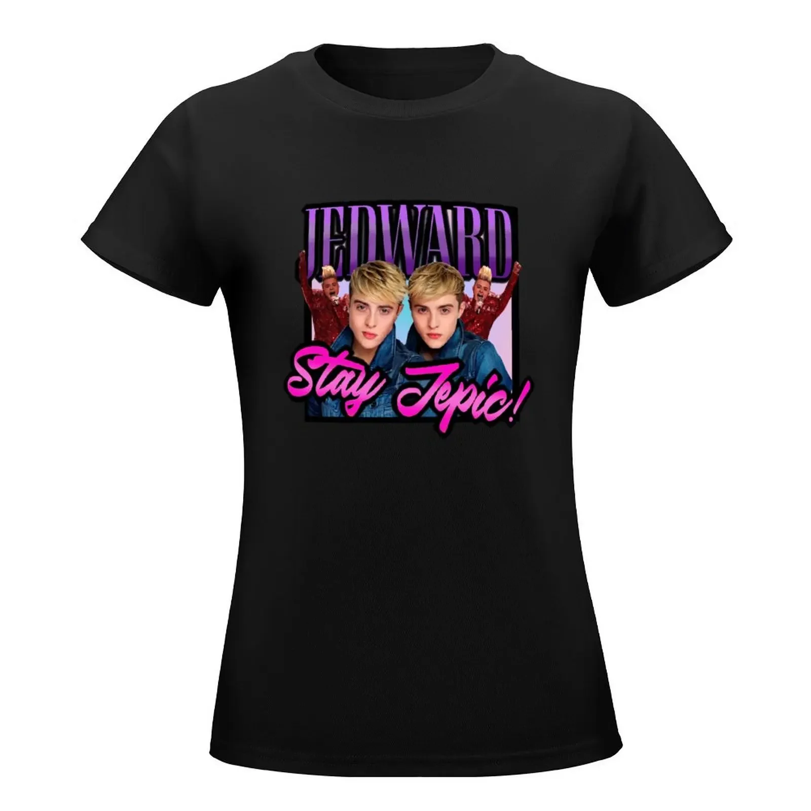 jedward homage T-Shirt lady clothes kawaii clothes spring clothes Women 2024