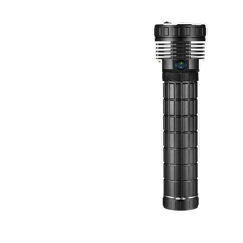 3.0 flashlight strong light, long battery life wild survival TYPE-C charging light search flashlight